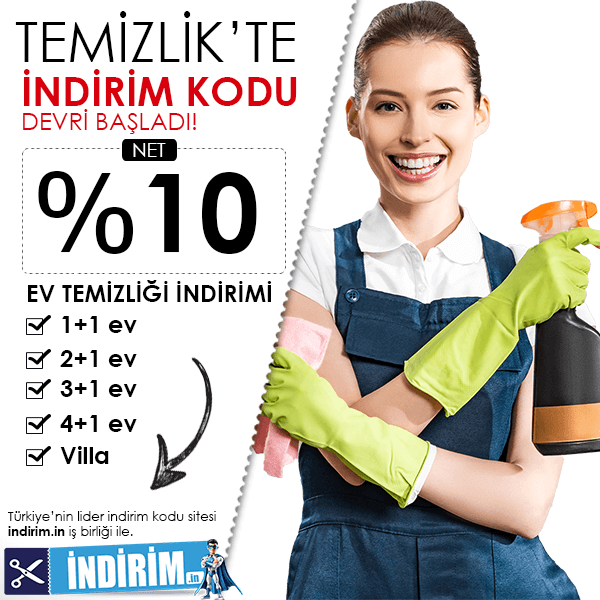Ev Temizliğiniz İçin İndirim Kazanın : Kapak Görseli